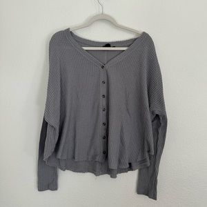 Urban Outfitters Waffle-Knit Long sleeve